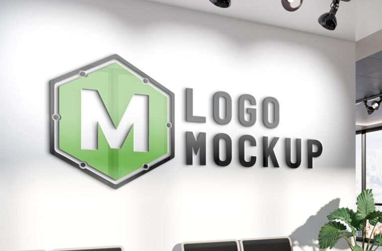 Download Urban Office Wall Logo Mockup - Free PSD MockUps, Template ...