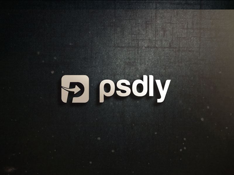 Download FREE Glossy 3D Logo Mockup PSD ( ͡° ͜ʖ ͡°)
