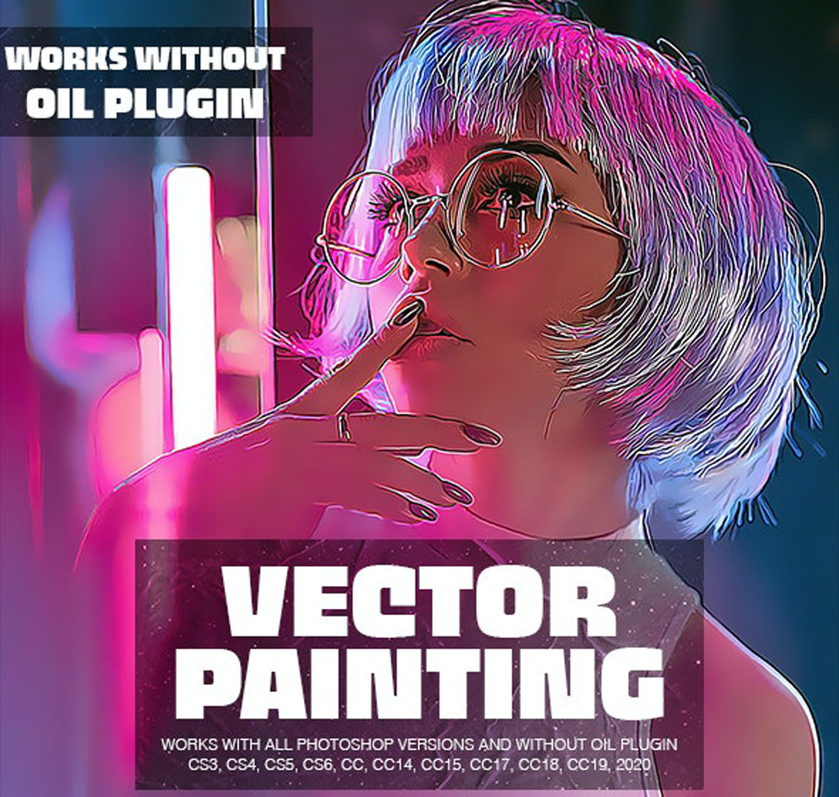 vector paint photoshop action free download