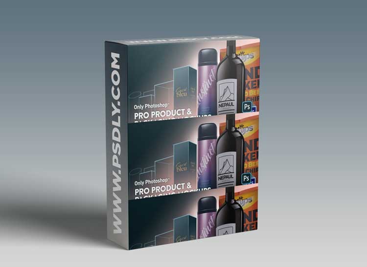 Download Free Only Photoshop Pro Product Packaging Mockups Ê–