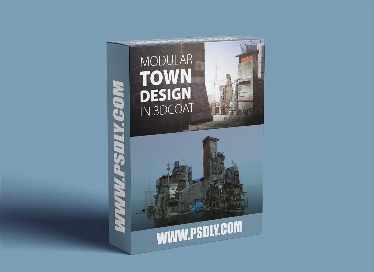 Anton Concepts - Modular Town Design in 3D Coat